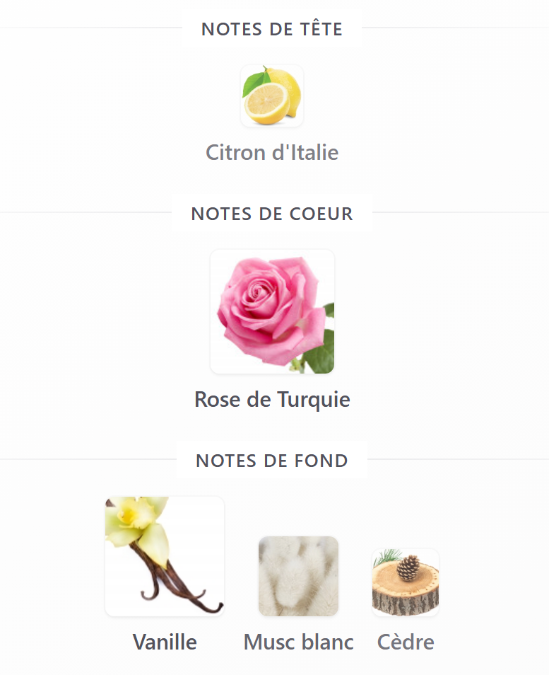 Roses Vanille - Décant