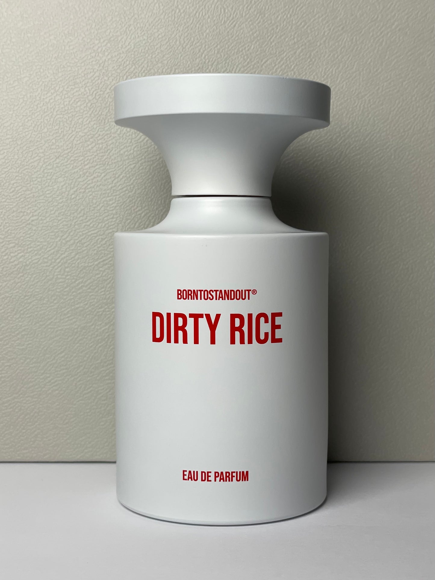 Flacon Dirty Rice Parfum BORNTOSTANDOUT 100 millilitres Eau de Parfum Séduction Brute