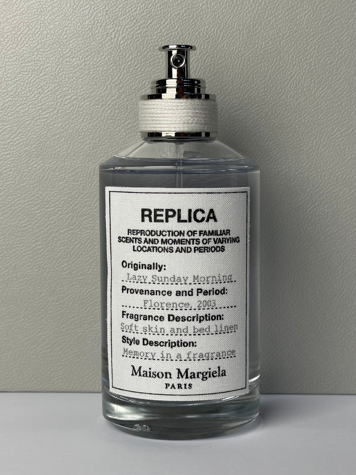 Replica Lazy Sunday Morning Parfum Maison Margiela Paris 100mL Florence 2003 CapitoleParfum