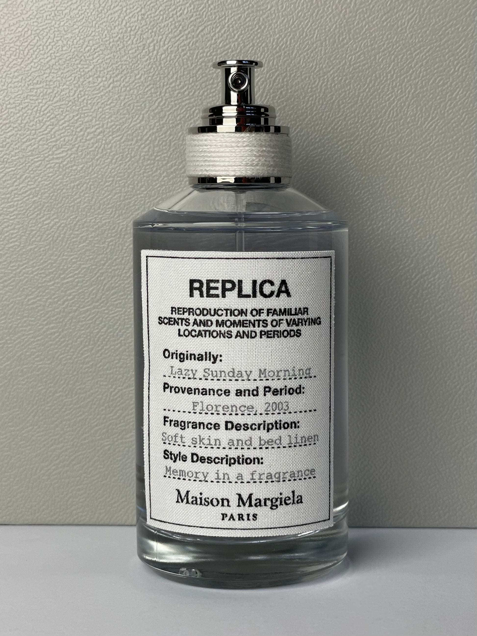 Replica Lazy Sunday Morning Parfum Maison Margiela Paris 100mL Florence 2003 CapitoleParfum